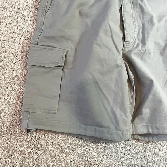 Express Structure Mens Cargo Short Sz 36W Gray Hiking Outdoor Pockets Travel - Picture 3 of 9